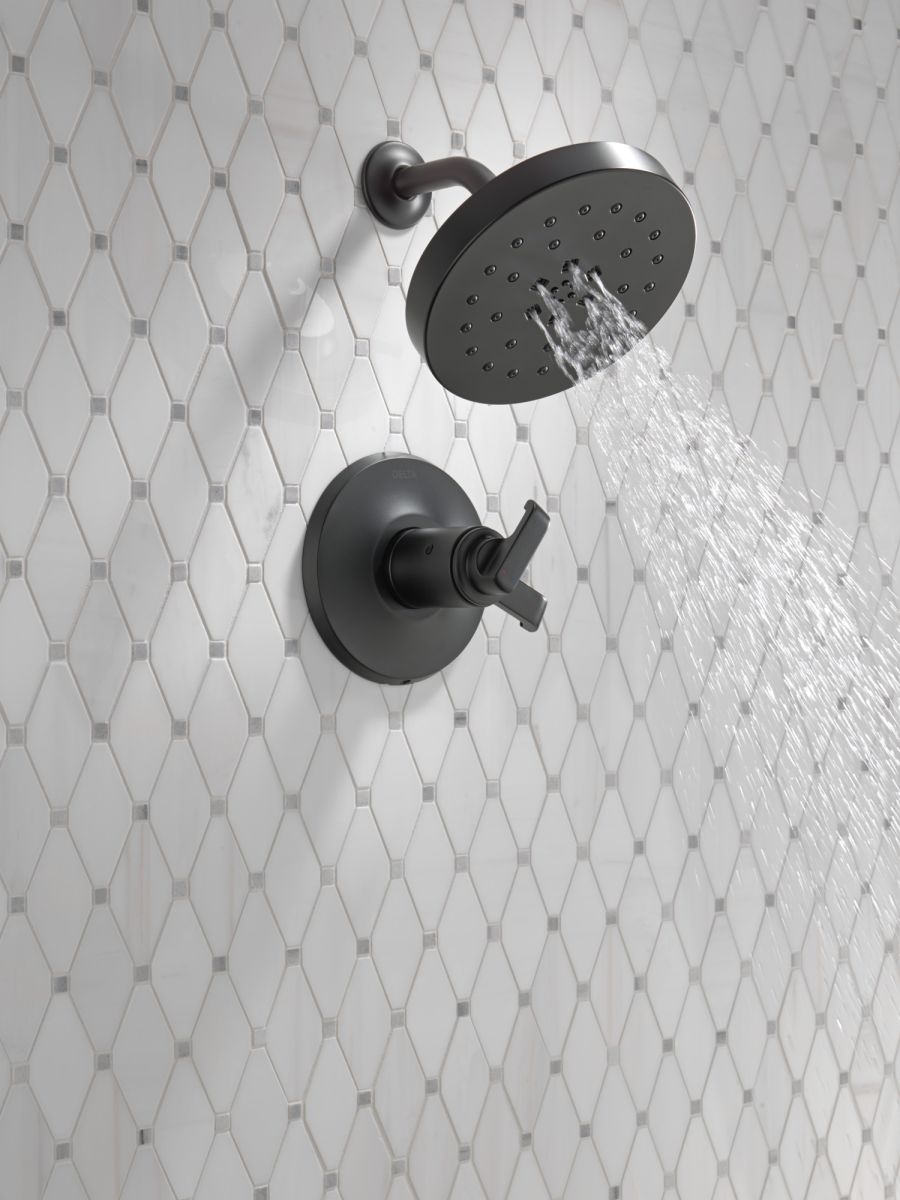 DELTA Tetra 17T Series Shower Trim — Matte Black