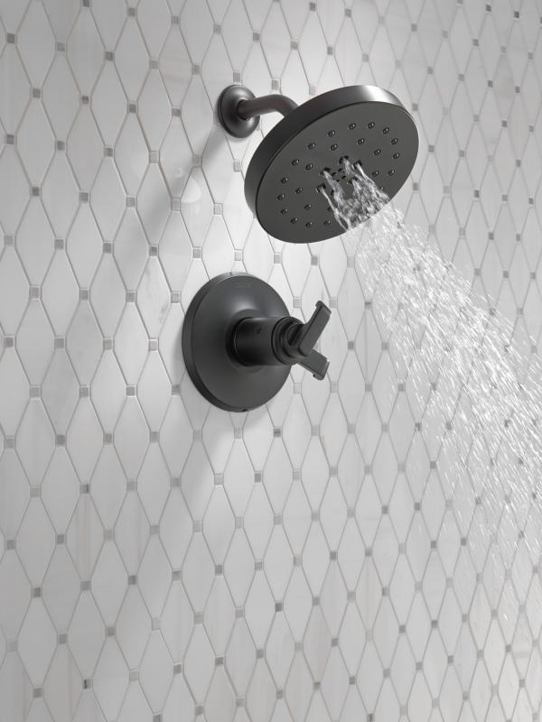 DELTA Tetra 17T Series Shower Trim — Matte Black