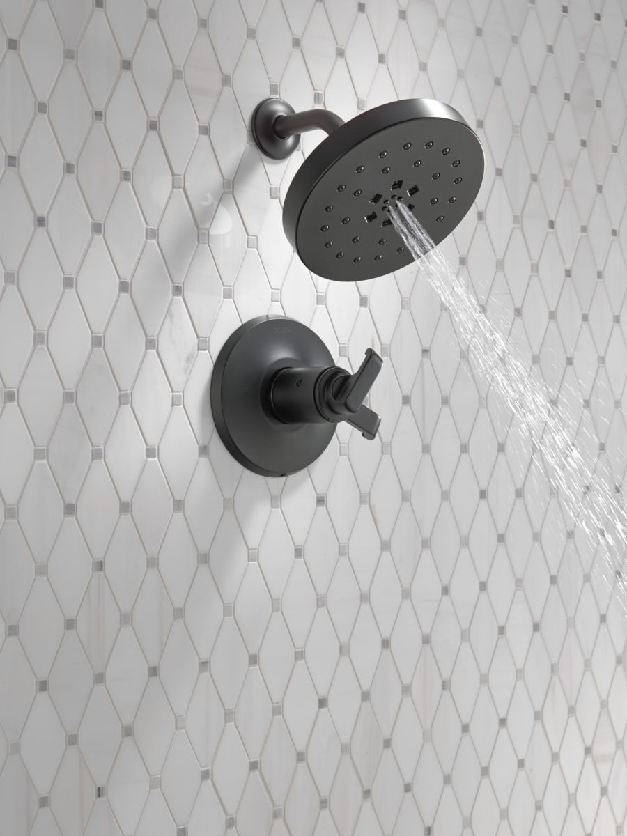 DELTA Tetra 17T Series Shower Trim — Matte Black