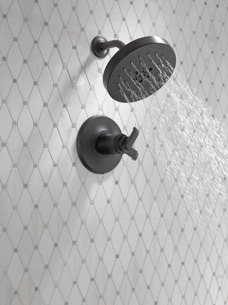 DELTA Tetra 17T Series Shower Trim — Matte Black