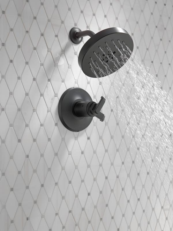 DELTA Tetra 17T Series Shower Trim — Matte Black