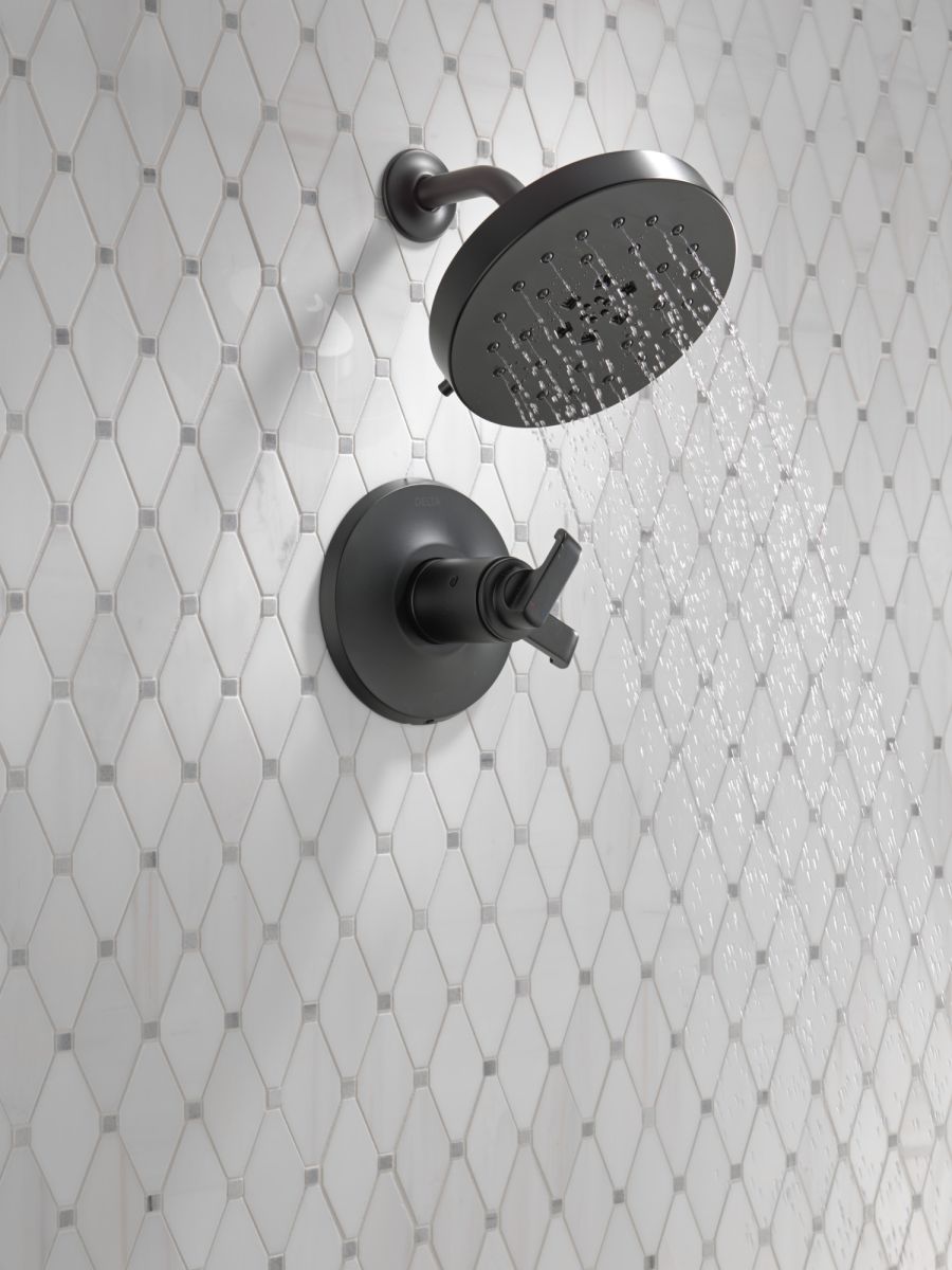 DELTA Tetra 17T Series Shower Trim — Matte Black