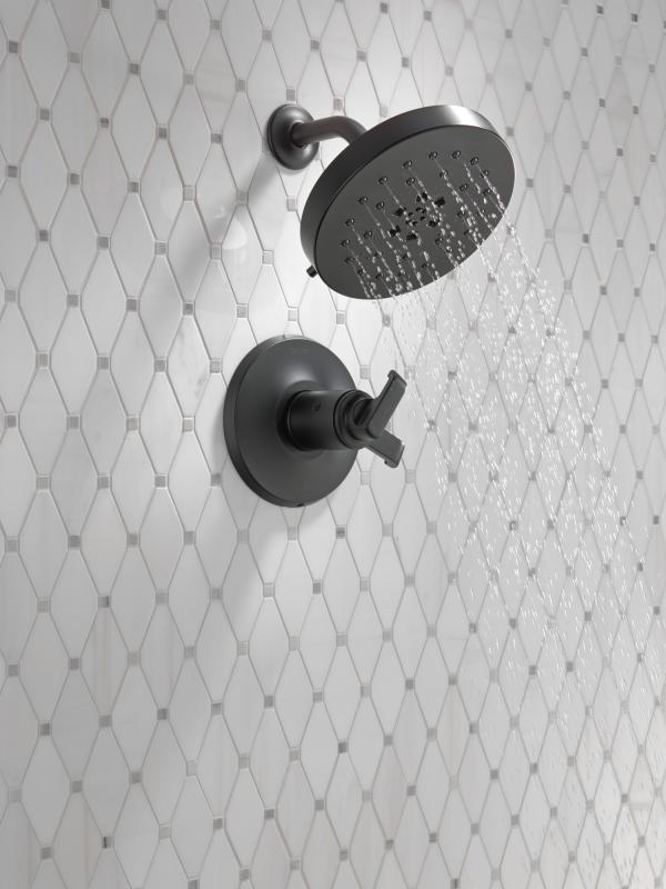 DELTA Tetra 17T Series Shower Trim — Matte Black