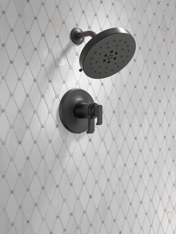 DELTA Tetra 17T Series Shower Trim — Matte Black