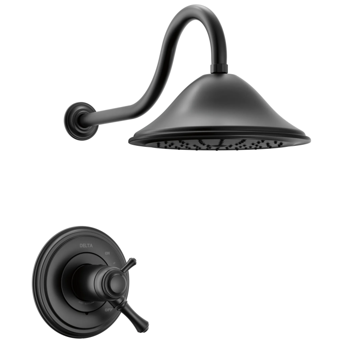 DELTA Cassidy 17T Series Thermostatic Shower Trim — Matte Black