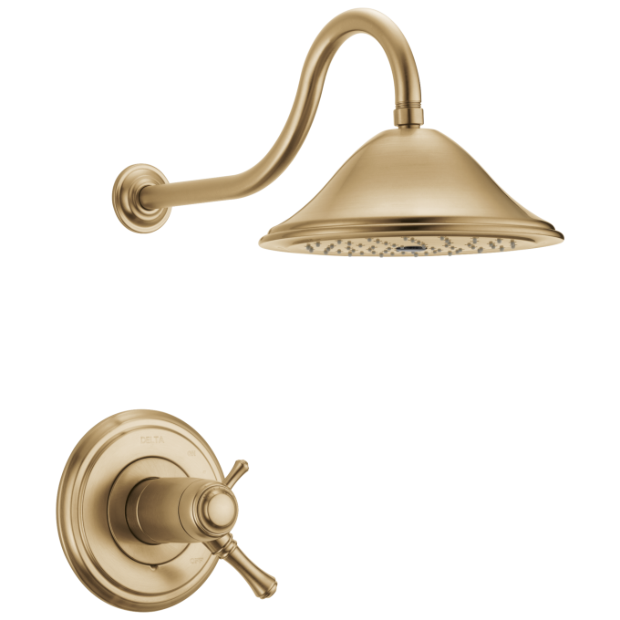 DELTA Cassidy TempAssure 17T Series Shower Trim — Champagne Bronze