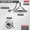 DELTA Cassidy TempAssure 17T Series Shower Trim — Chrome