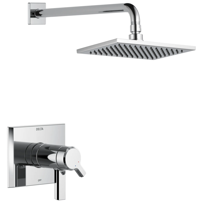 DELTA Pivotal TempAssure 17T Series H2OKINETIC Shower Trim — Lumicoat® Chrome