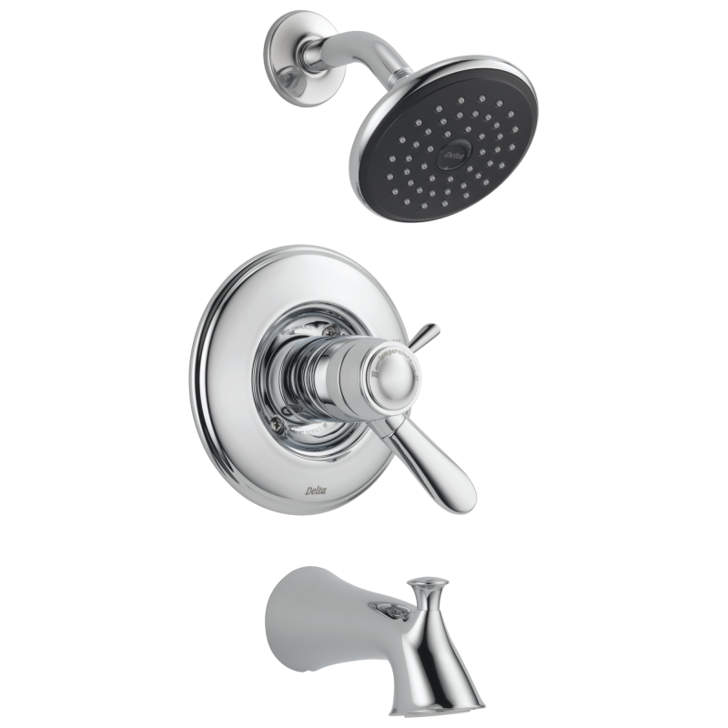 DELTA Lahara TempAssure 17T Series Tub & Shower Trim — Chrome