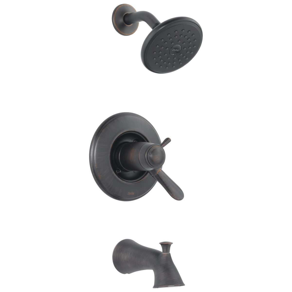 DELTA Lahara TempAssure 17T Series Tub & Shower Trim — Venetian Bronze