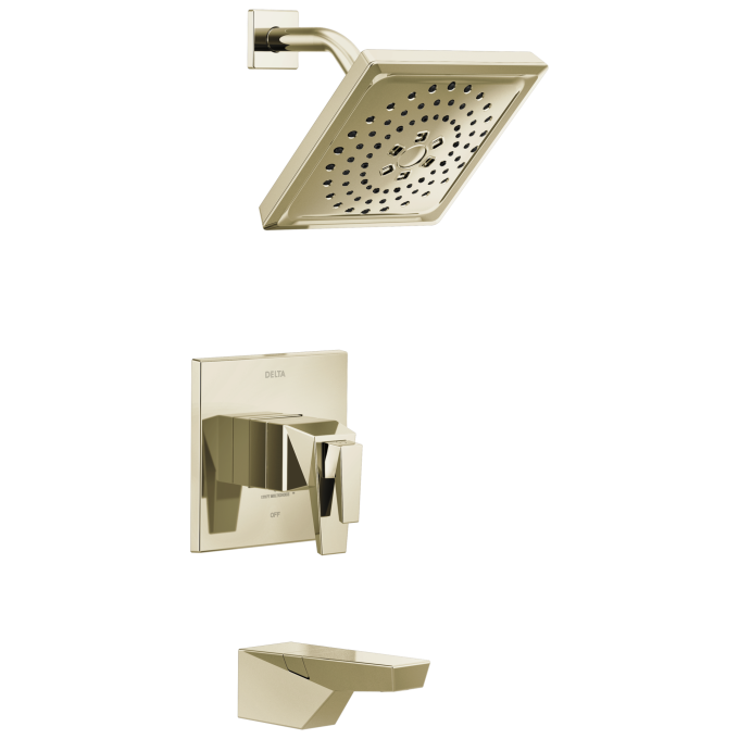 DELTA Trillian TempAssure 17T Series Tub & Shower Trim — Lumicoat® Polished Nickel