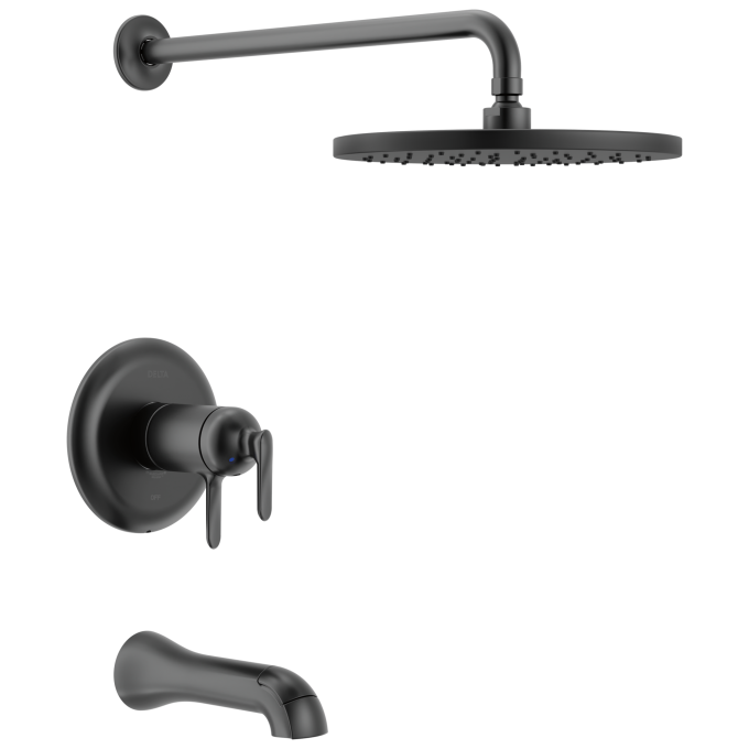 DELTA Bonacci 17T Series Tub Shower Trim — Matte Black
