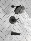 DELTA Galeon 17T S Tub Shower Trim with UltraSoak — Matte Black