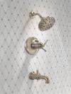 DELTA Broderick 17T Series Tub Shower Trim — Lumicoat® Stainless