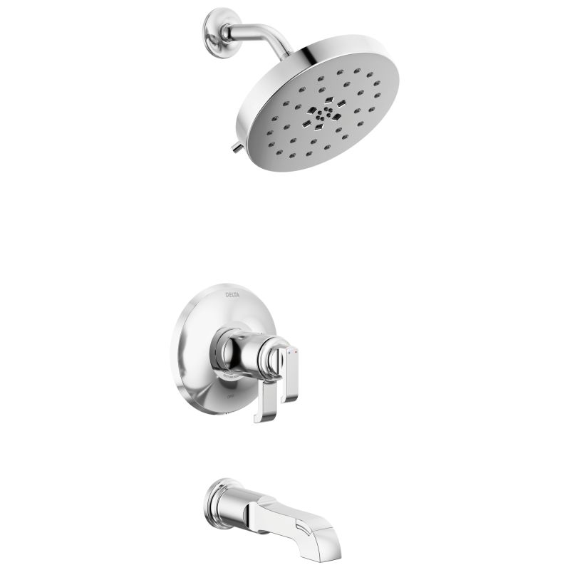 DELTA Tetra 17T Series Tub Shower Trim — Lumicoat® Chrome