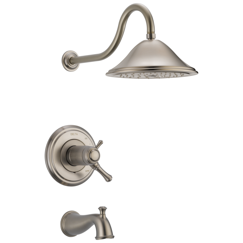 DELTA Cassidy TempAssure 17T Series Tub & Shower Trim — Stainless