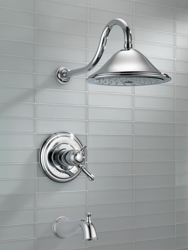 DELTA Cassidy TempAssure 17T Series Tub & Shower Trim — Chrome