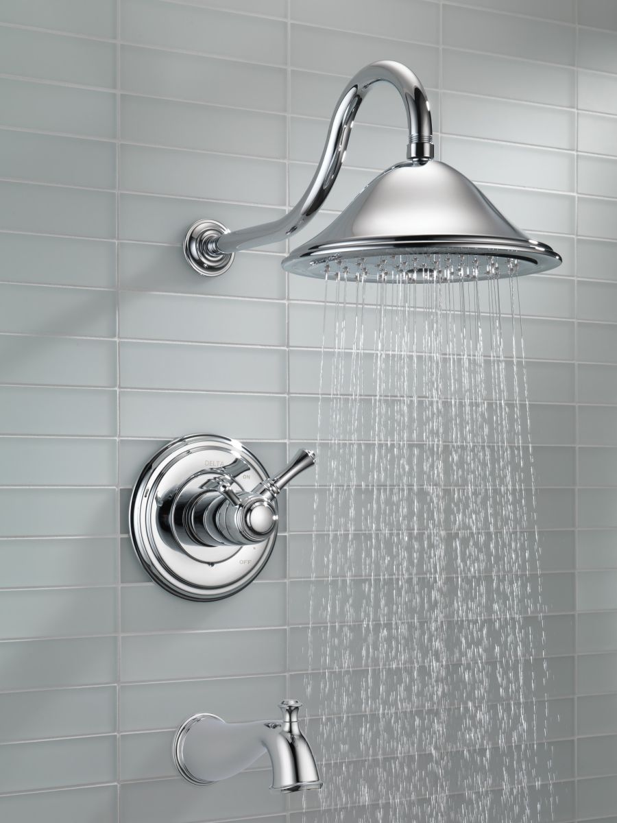 DELTA Cassidy TempAssure 17T Series Tub & Shower Trim — Chrome