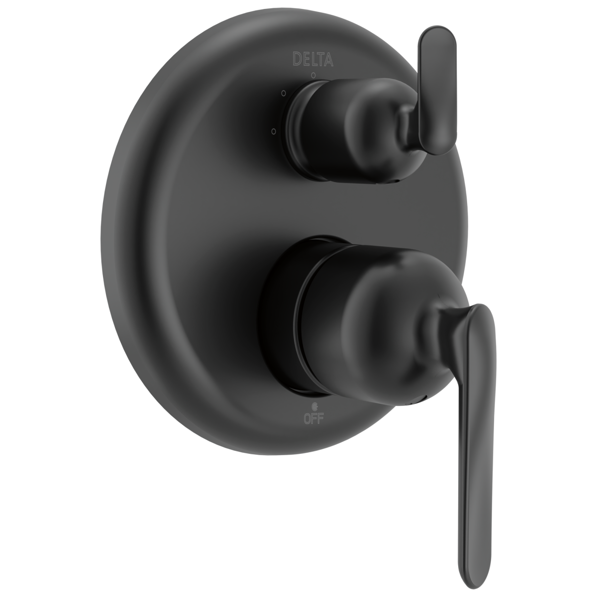 DELTA Bonacci 14 Series 3-Setting Integrated Diverter Trim — Matte Black