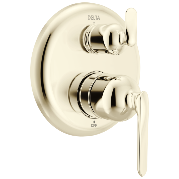 DELTA Bonacci 14 Series 3-Setting Integrated Diverter Trim — Lumicoat® Polished Nickel