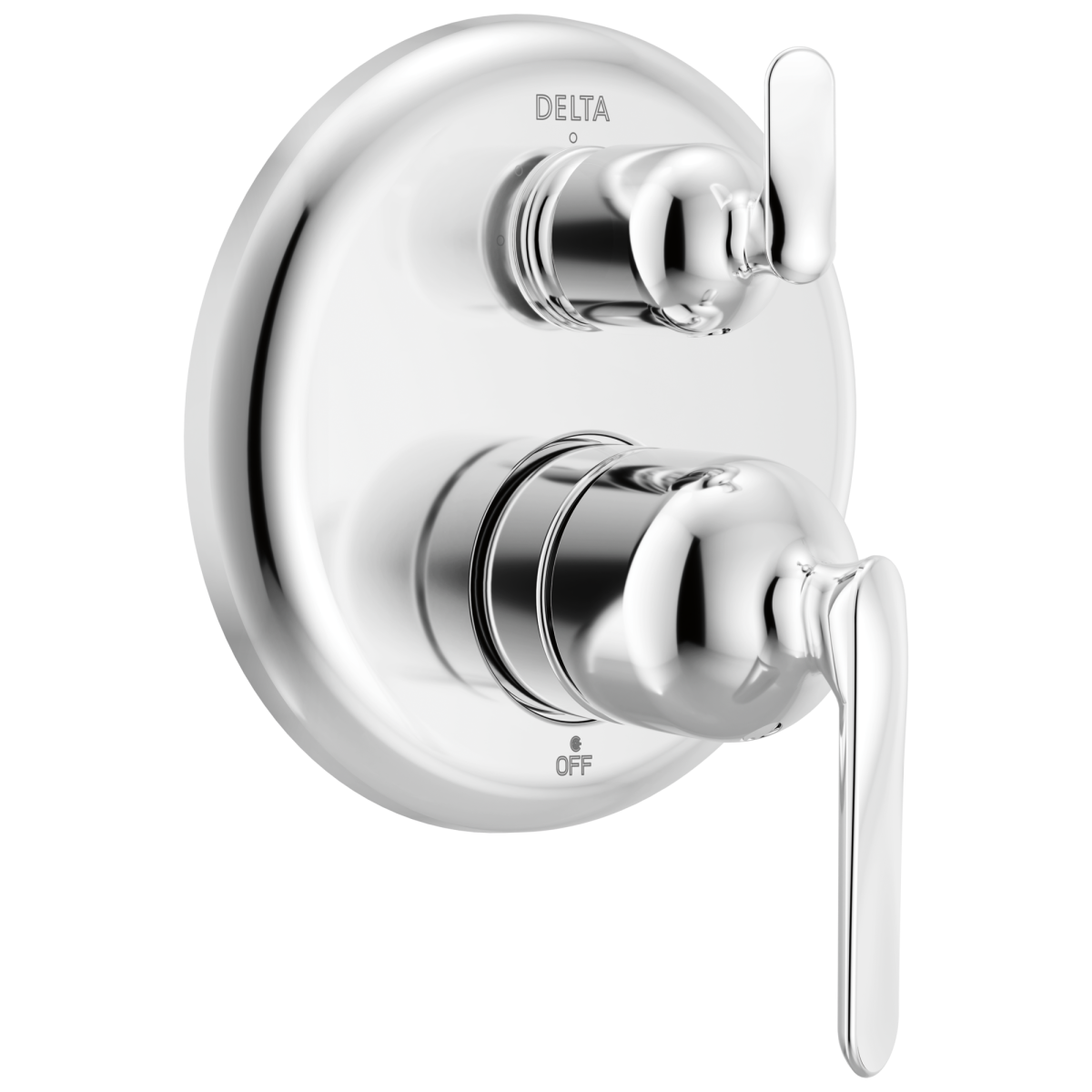 DELTA Bonacci 14 Series 3-Setting Integrated Diverter Trim — Lumicoat® Chrome