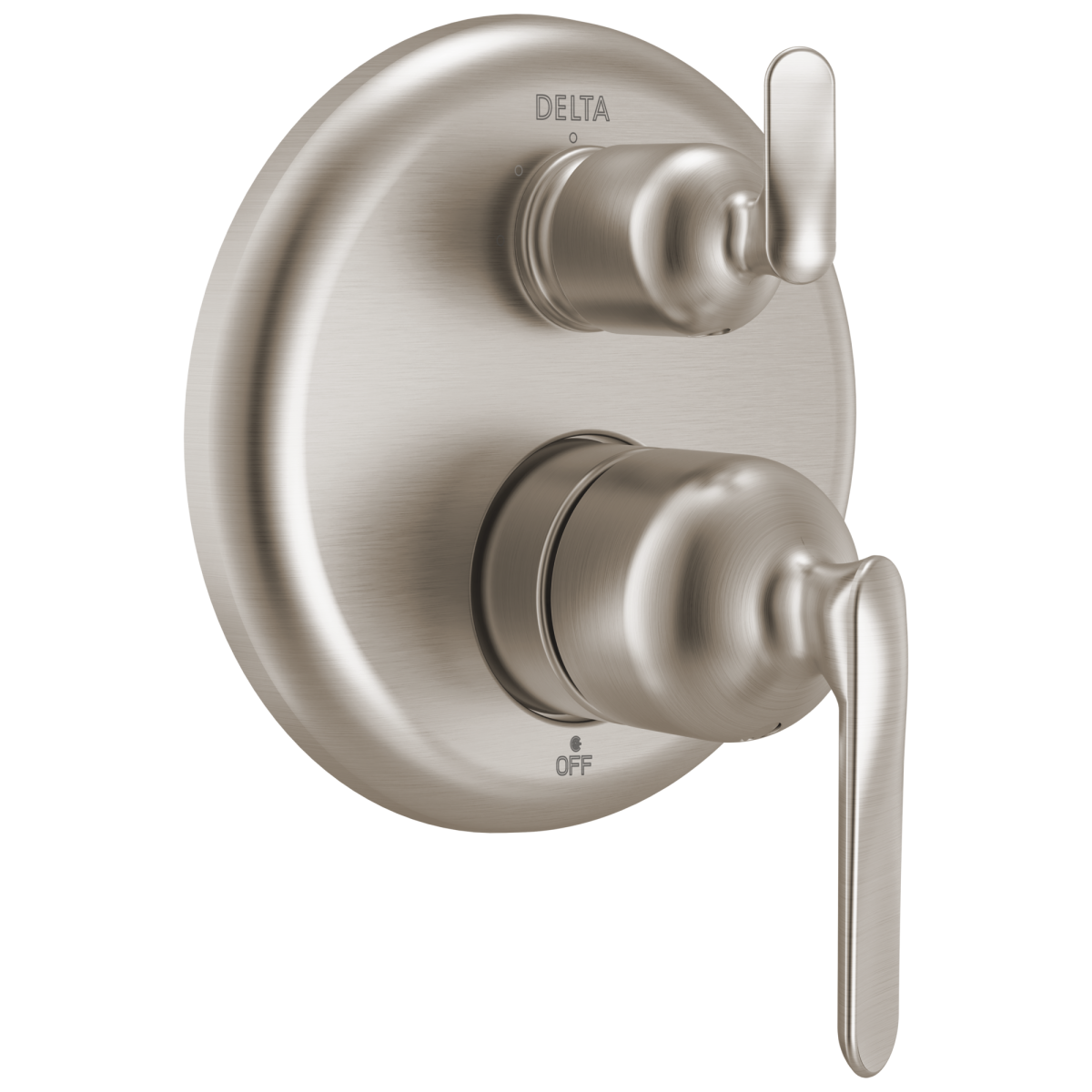 DELTA Bonacci 14 Series 3-Setting Integrated Diverter Trim — Lumicoat® Stainless