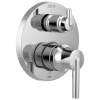 DELTA Trinsic Contemporary Two Handle Monitor 14 Series Valve Trim with 3-Setting Integrated Diverter — Chrome