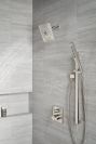 DELTA Ara Angular Modern Monitor 14 Series Valve Trim with 3-Setting Integrated Diverter — Stainless