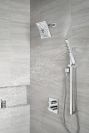 DELTA Universal Showering Components Square Wall Elbow for Hand Shower — Lumicoat® Chrome
