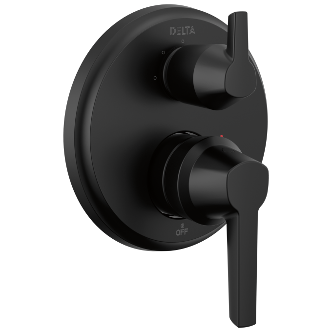 DELTA Galeon 14S Integrated Diverter Trim - 3 Setting — Matte Black