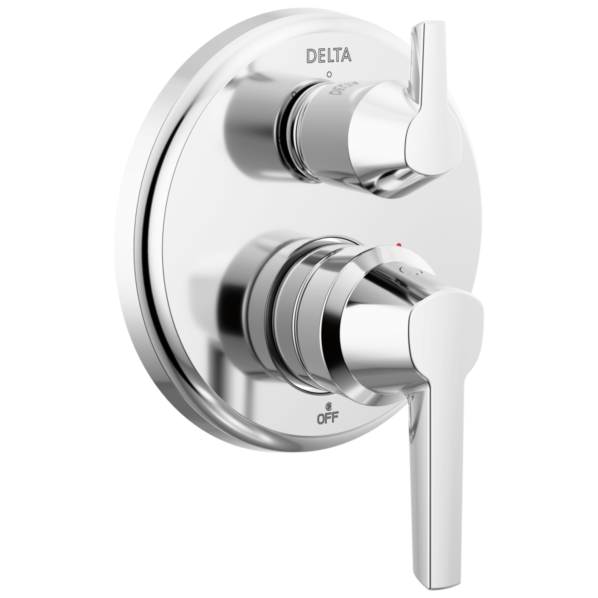 DELTA Galeon 14S Integrated Diverter Trim - 3 Setting — Lumicoat® Chrome