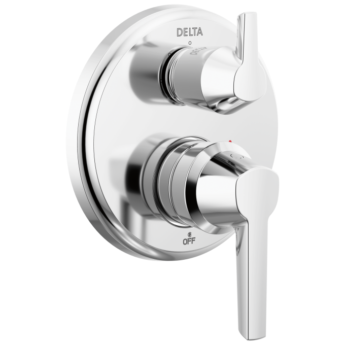 DELTA Galeon 14S Integrated Diverter Trim - 3 Setting — Lumicoat® Chrome