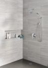 DELTA Universal Showering Components H2OKINETIC 5-Setting Contemporary Raincan Shower Head — Lumicoat® Chrome