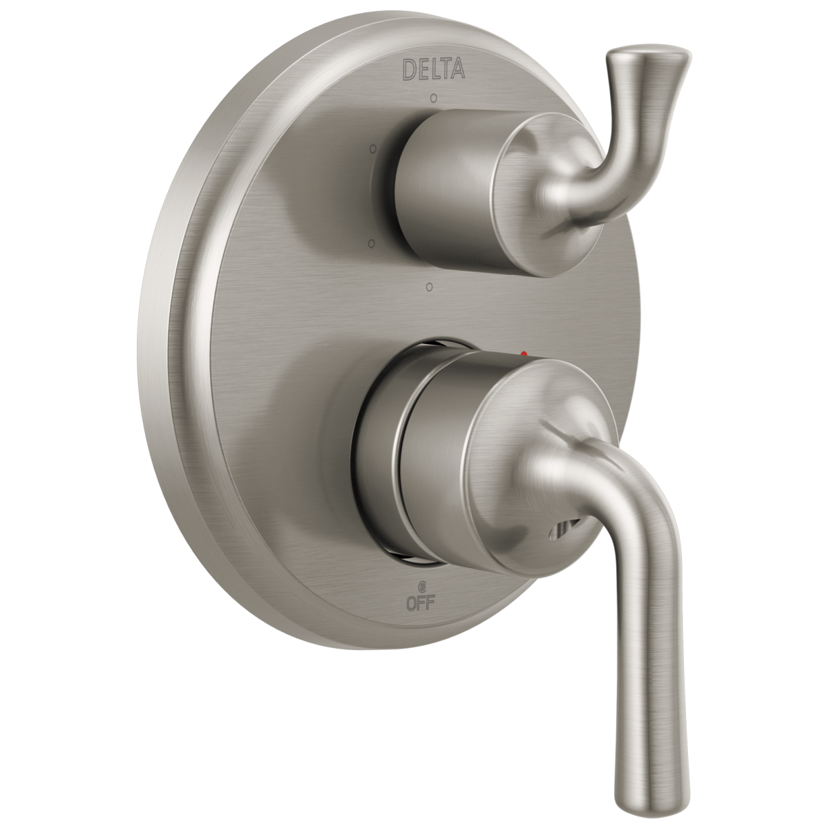DELTA Kayra Two-Handle Monitor 14 Series Valve Trim with 6-Setting Integrated Diverter — Stainless