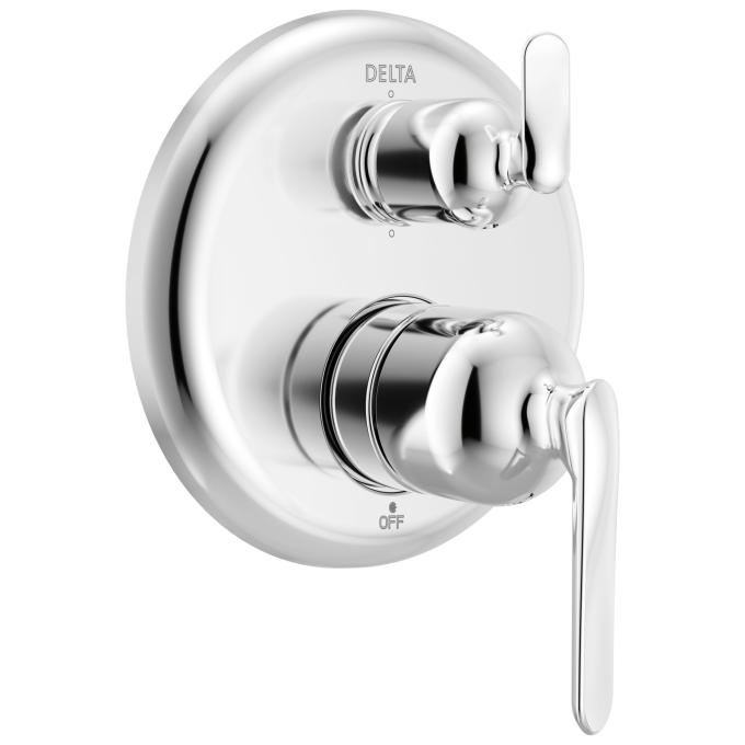DELTA Bonacci 14 Series 6-Setting Integrated Diverter Trim — Lumicoat® Chrome