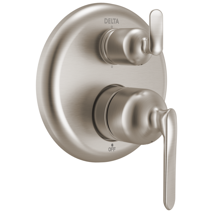 DELTA Bonacci 14 Series 6-Setting Integrated Diverter Trim — Lumicoat® Stainless