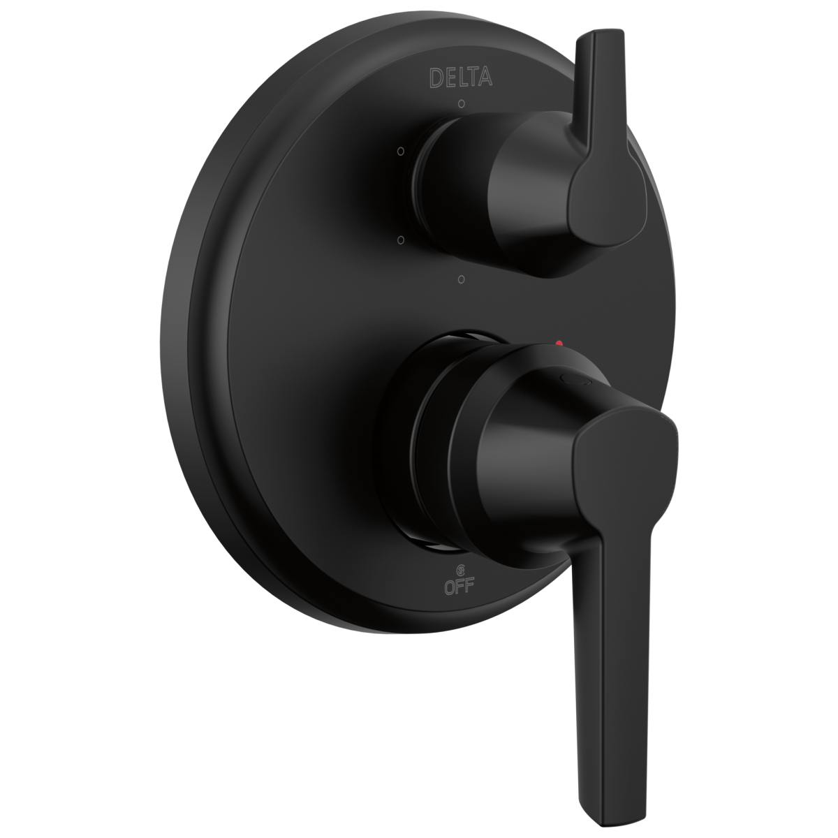 DELTA Galeon 14S Integrated Diverter Trim - 6 Setting — Matte Black