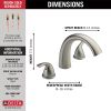 DELTA Classic Roman Tub Trim — Stainless