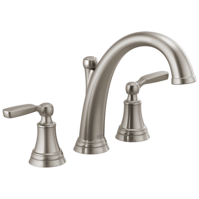 DELTA Woodhurst Roman Tub Trim — Stainless