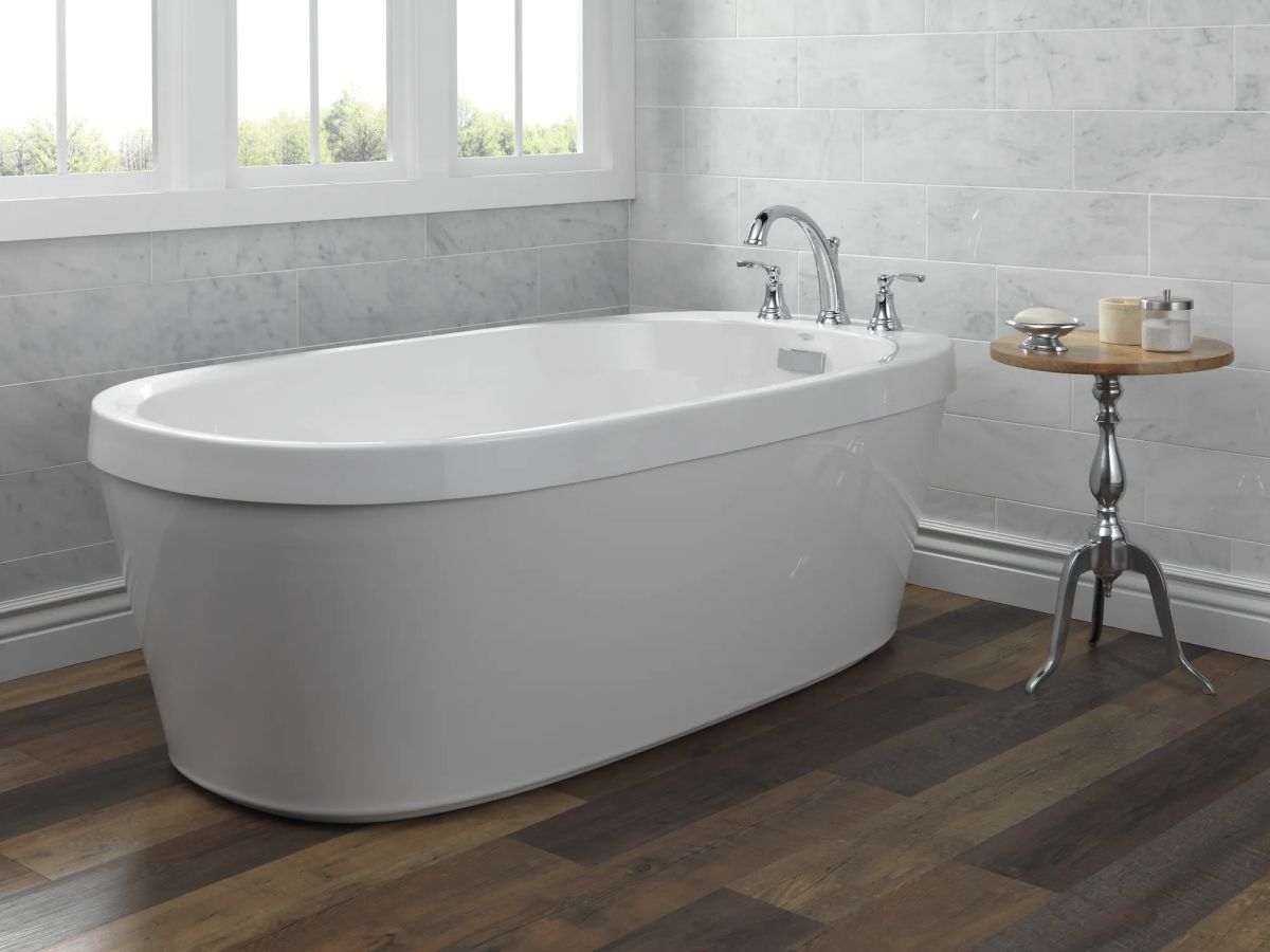 DELTA Woodhurst Roman Tub Trim — Chrome