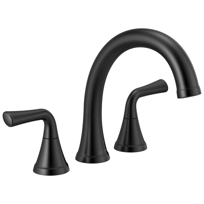 DELTA Kayra Roman Tub Trim — Matte Black