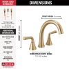 DELTA Kayra Roman Tub Trim — Champagne Bronze