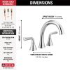 DELTA Kayra Roman Tub Trim — Chrome