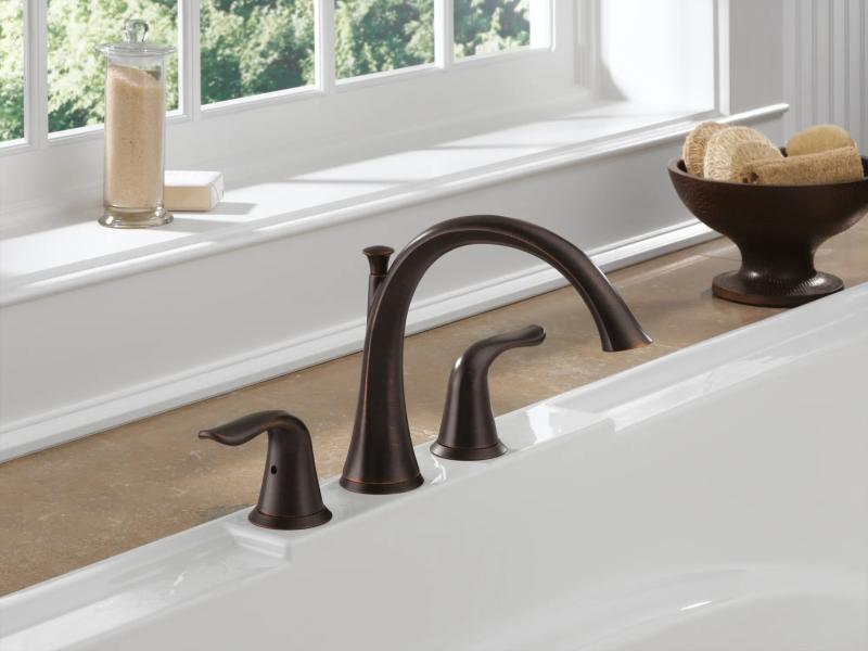 DELTA Lahara Roman Tub Trim — Venetian Bronze
