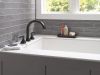 DELTA Bonacci Three Hole Roman Tub Trim — Matte Black
