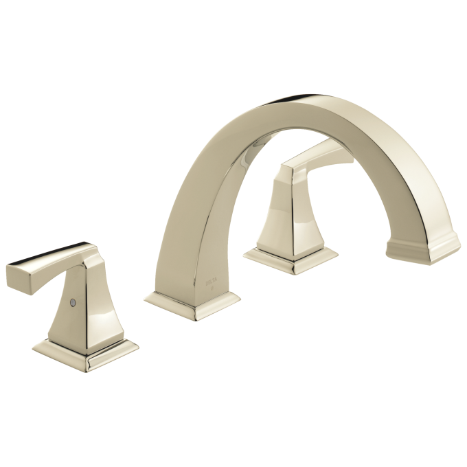 DELTA Dryden Roman Tub Trim — Polished Nickel