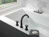 DELTA Trinsic Roman Tub Faucet Trim — Matte Black