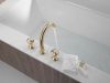DELTA Trinsic Roman Tub Faucet Trim — Champagne Bronze