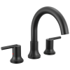 DELTA Trinsic Roman Tub Trim — Matte Black