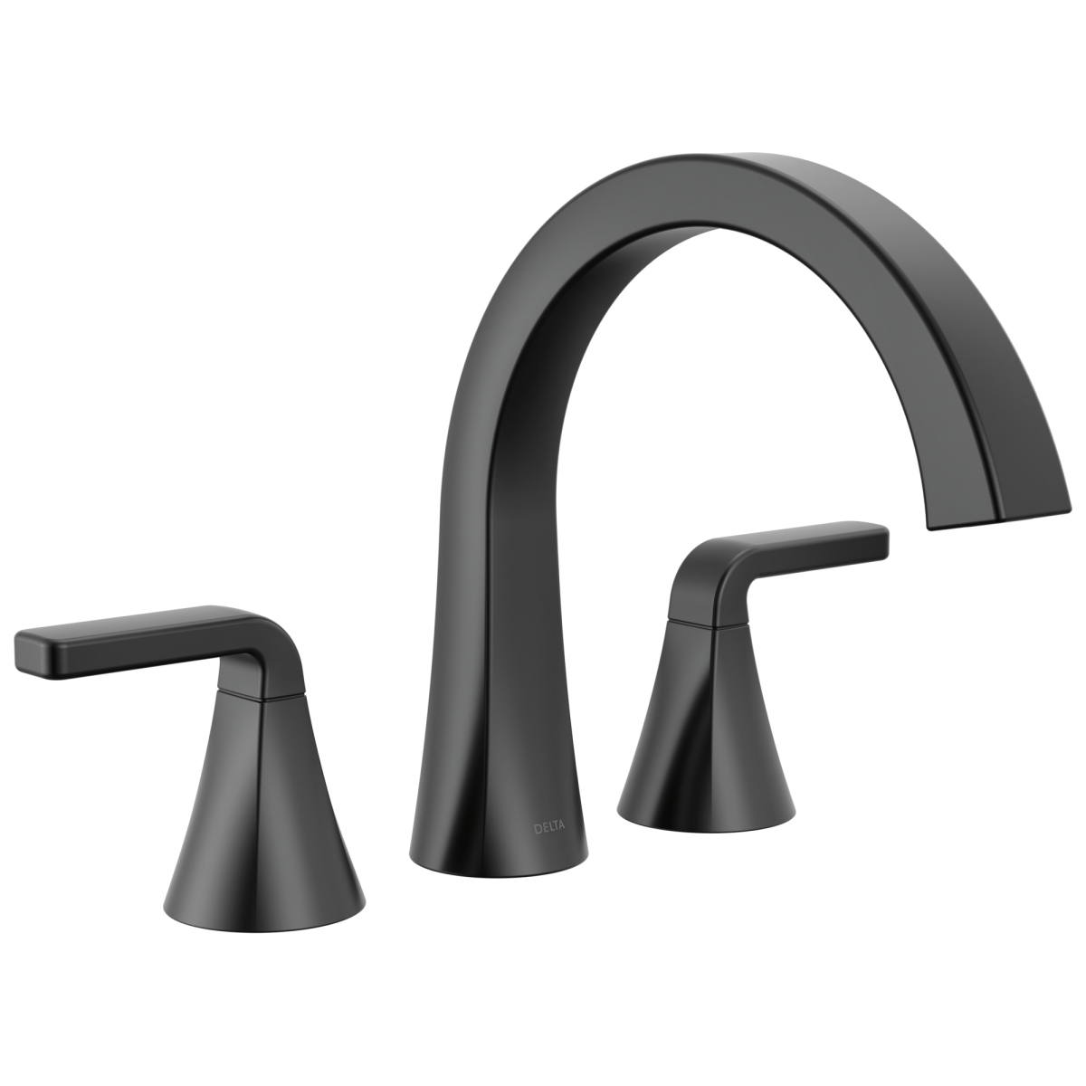 DELTA Lineax Roman Tub Trim — Matte Black